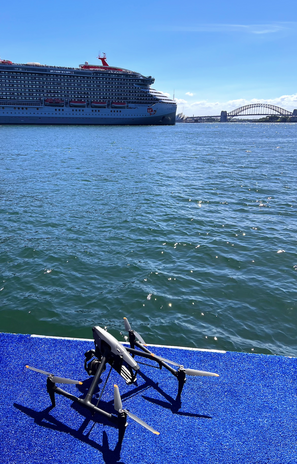 Sydney Harbour Boat Shoot Drone