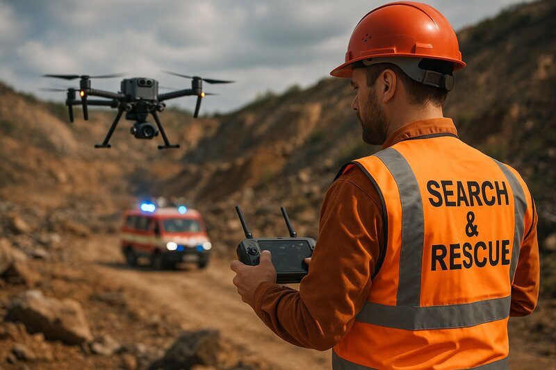 Search & Rescue Drone Jobs during emergency response operations in Australia